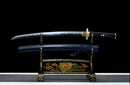 Blue Wakizashi Katana