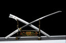 White Japanese Katana Forged