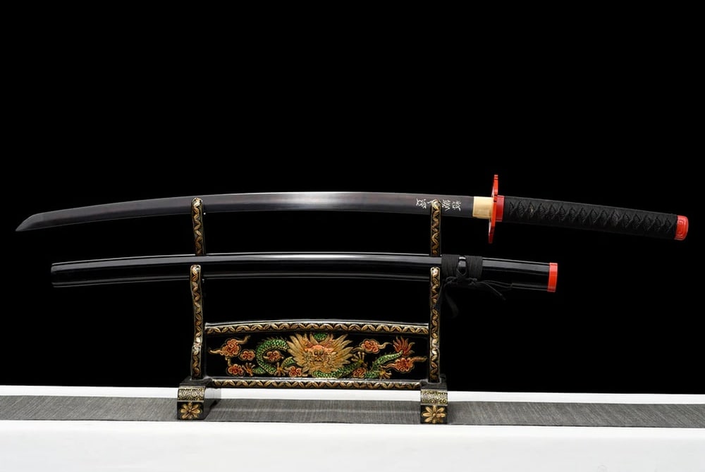 Black Giyu Tomioka Katana — Demon Slayer