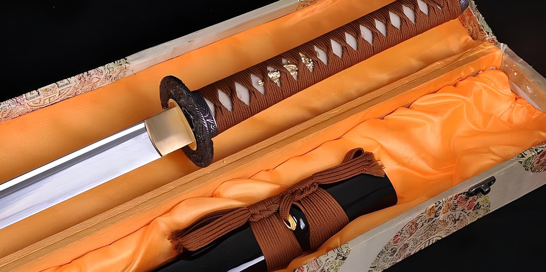Katana blade with a personalised engraving