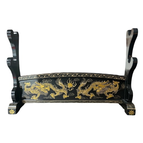 Handmade dragon katana stand
